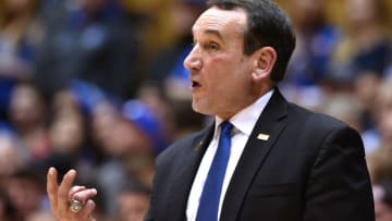 Duke basketball head coach Mike Krzyzewski (Photo by Lance King/Getty Images)