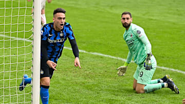 Lautaro Martínez figura ante Milan
