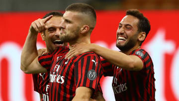 Rebic, dernier buteur des Milanais. 