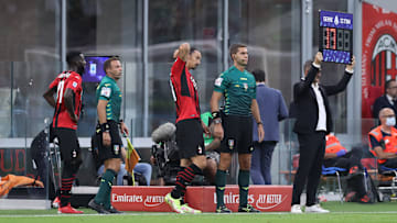 Bakayoko e Ibrahimovic al momento dell'ingresso in campo