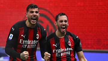 Theo Hernandez e Hakan Calhanoglu