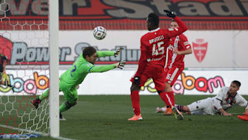 Mario Balotelli all'esordio con il Monza