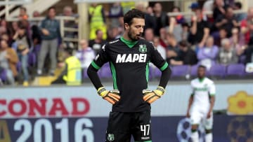 Andrea Consigli scored a memorable own goal against Fiorentina