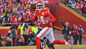 Chiefs WR Sammy Watkins in the AFC Championship Game against the Titans 