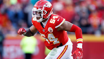 Chiefs LB Damien Wilson in the AFC Championship Game