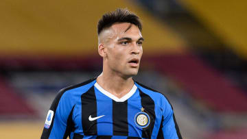 Lautaro Martínez face à l'AS Rome