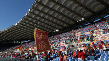 Tifosi della Roma all'Olimpico