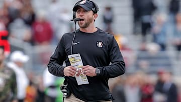 Briles patrols the sideline for Florida State
