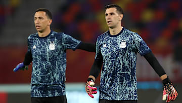Marchesín entró de cambio tras la lesión de Martínez