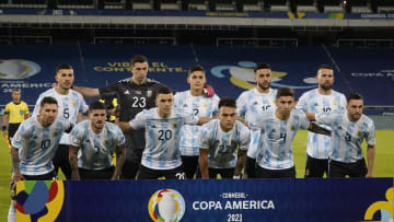 Argentina v Chile: Group A - Copa America Brazil 2021 - La formación de Argentina ante Chile.