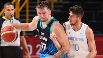 Luka Doncic brilló ante Argentina