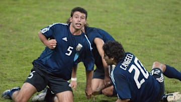 Argentina's soccer player Javier Mascher