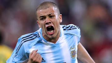 Argentine Andres D'Alessandro celebrates