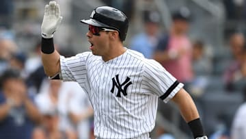 New York Yankees outfielder Mike Tauchman