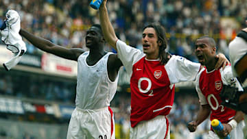 Arsenal's (L to R) Kolo Toure, Robert Pi
