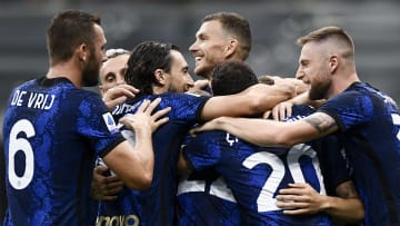 L'esultanza dell'Inter 