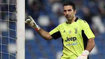 Gianluigi Buffon, en un partido con la Juventus