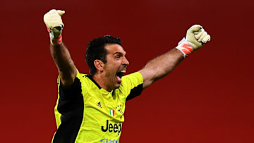 L'esultanza di Gigi Buffon