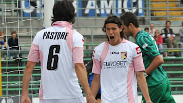Pastore y Cavani fueron una gran dupla en el Palermo