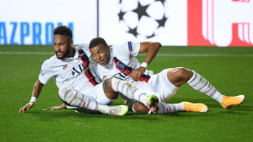 Bleiben auch zukünftig in Paris: Nemar (li.) und Mbappe