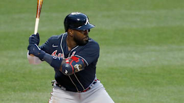 Ozuna bateó 18 jonrones en la temporada de 2020 con los Bravos