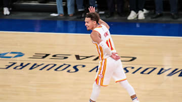 Trae Young se lució ante los Knicks