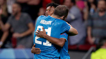 Gonzalo Higuain y Juan Cuadrado