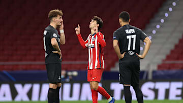 João marcó dos goles para dar la victoria al Atlético de Madrid contra el REd Bull Salzburg