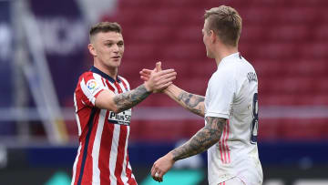 Atletico de Madrid y Real Madrid dividieron unidades en el Estadio Wanda Metropolitano.