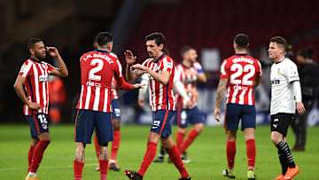 El Atlético de Madrid ganó al Valencia (3-1)
