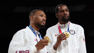 Kevin Durant y Damian Lillard lideraron al Team USA en Tokio