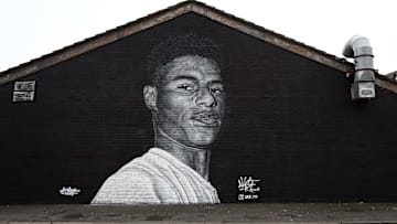 Das Wandgemälde von Marcus Rashford wurde verschandelt