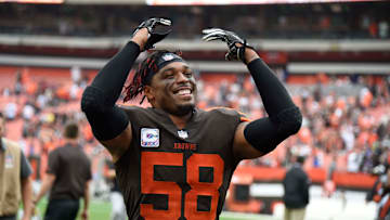 New Green Bay Packers LB Christian Kirksey as a member of the Cleveland Browns