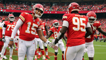Kansas City Chiefs QB Patrick Mahomes and DT Chris Jones