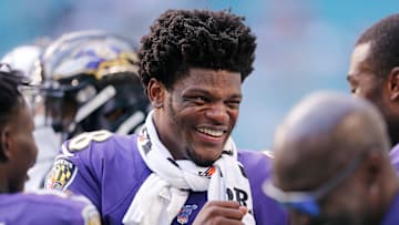 Baltimore Ravens quarterback Lamar Jackson