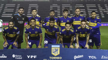 Los once titulares de un Boca repleto de juveniles.