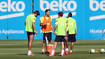Barcelona Players Return To Training Following Coronavirus Lockdown