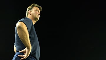 Barcelona coach Louis Van Gaal 