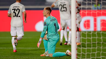 Ter Stegen konnte das Ausscheiden kaum fassen