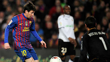 Barcelona's Argentinian forward Lionel M
