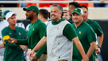 Baylor head coach Matt Rhule led the Bears to a Sugar Bowl berth and a Big 12 South title in 2019.