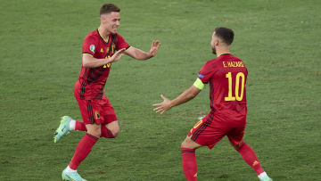 Eden et Thorgan Hazard avec la Belgique. 