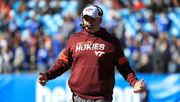 Virginia Tech head coach Justin Fuente