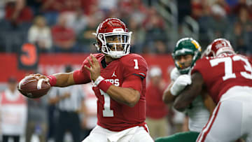 Jalen Hurts in the pocket