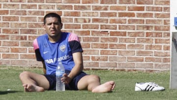 Boca Juniors Training Session - Riquelme en su época de futbolista.