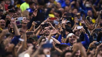 La gente de Boca, siempre fiel a sus colores.