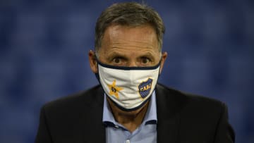 Boca Juniors v Racing Club - Copa CONMEBOL Libertadores 2020 - Miguel Ángel Russo, pensativo.