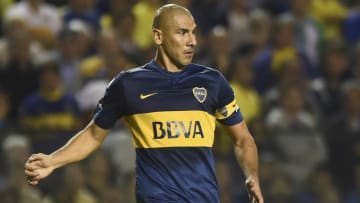 Daniel Díaz jugando en Boca Juniors