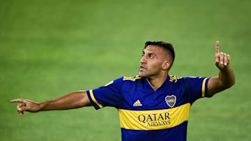 Boca Juniors v River Plate - Copa Diego Maradona 2020 - Ramón Ábila festeja su gol.