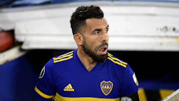 Boca Juniors v The Strongest - Copa CONMEBOL Libertadores - Carlos Tevez.
